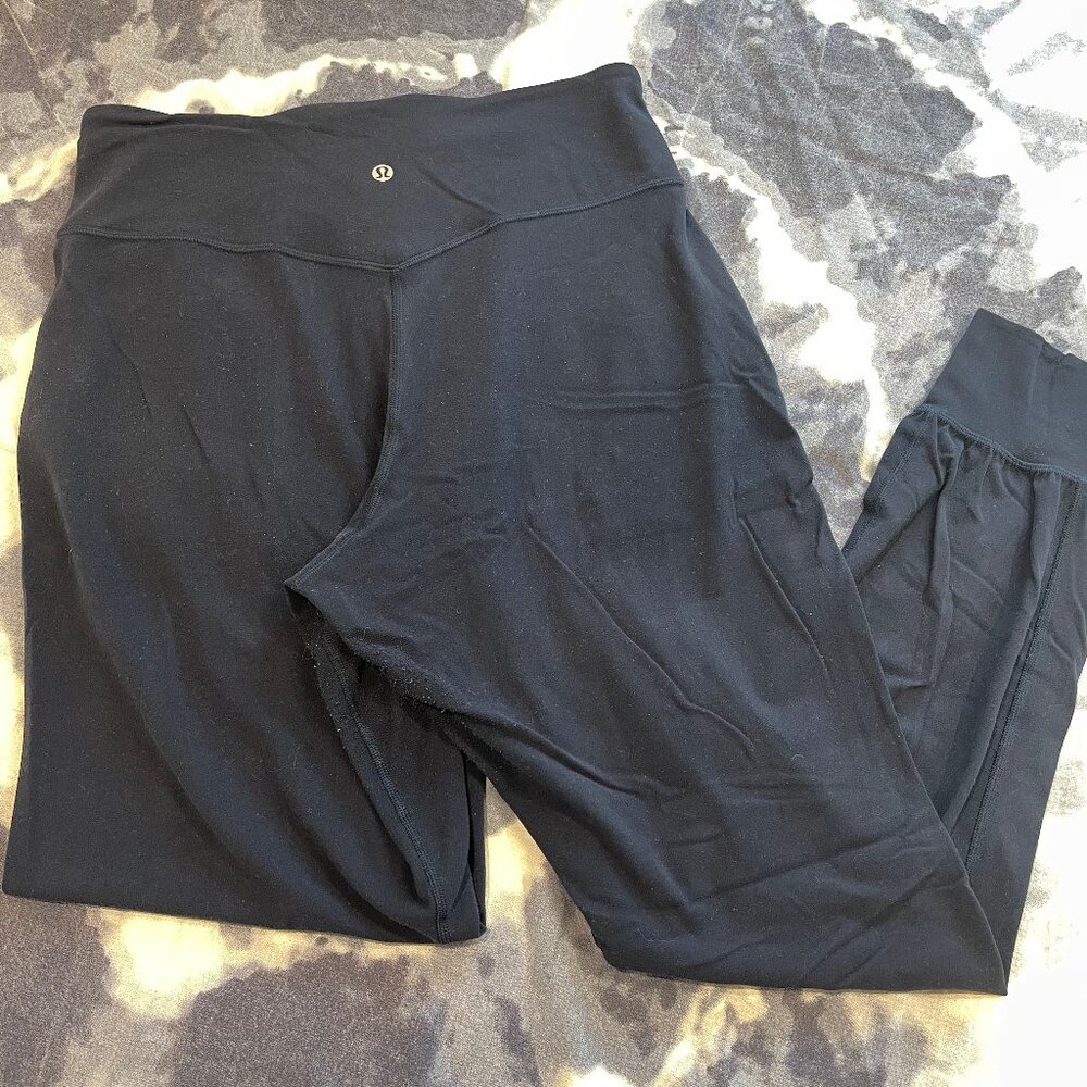 Lululemon Align High Rise Jogger Full Length True Navy sz 8